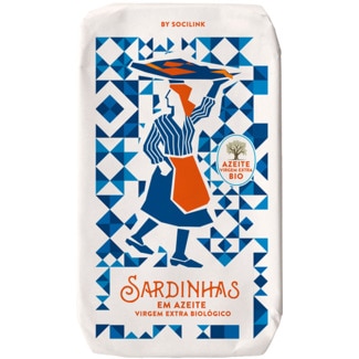 Sardinhas em Azeite Virgem Biológico embalagem 120 g - Socilink