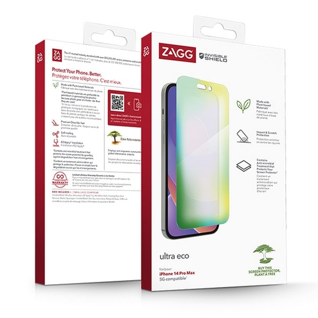 Imagem 0 de Película de Vidro Invisible Shield Ultra Eco iPhone 14 Pro Max