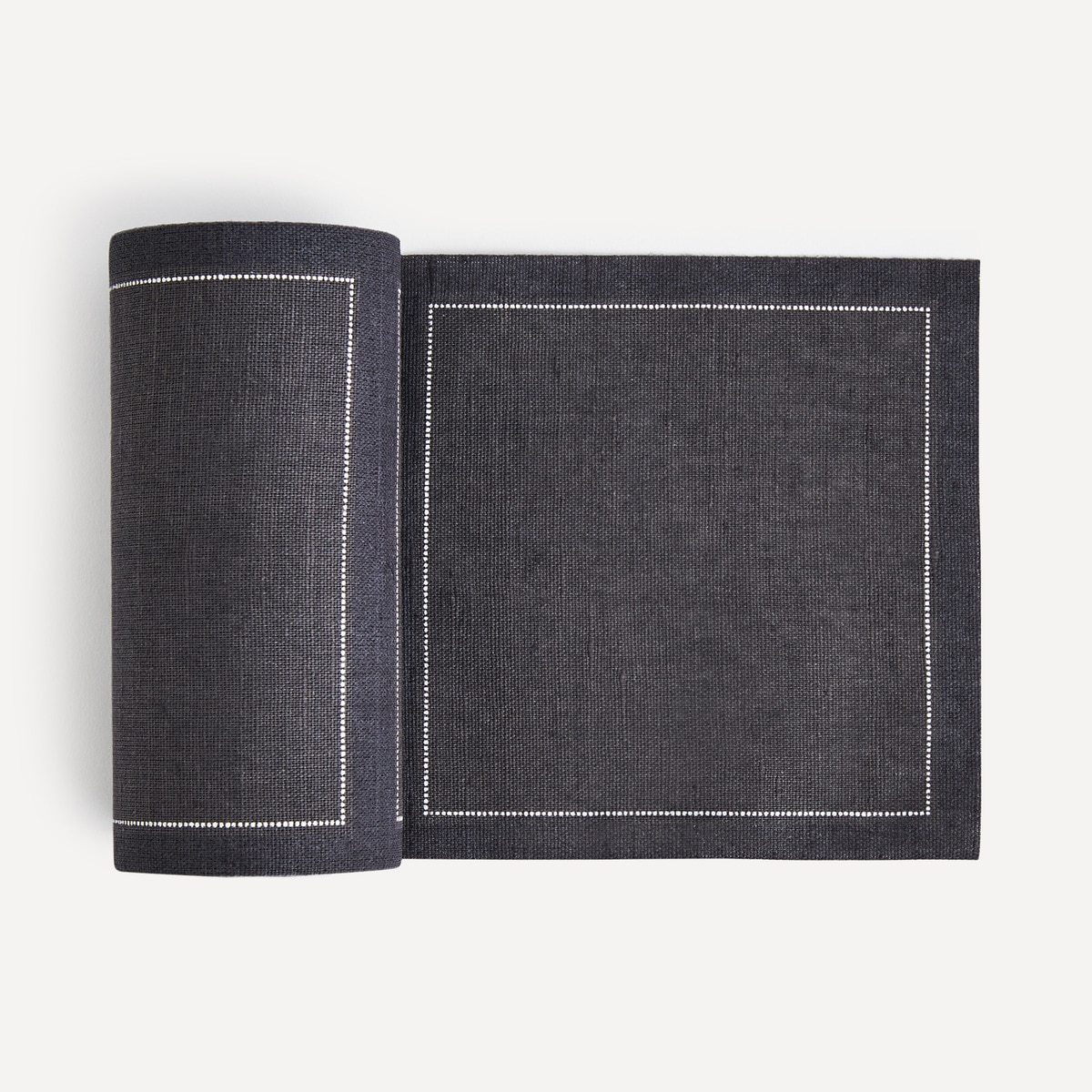 Rolo de 50 Guardanapos de Cocktail de Linho Cinzento-1