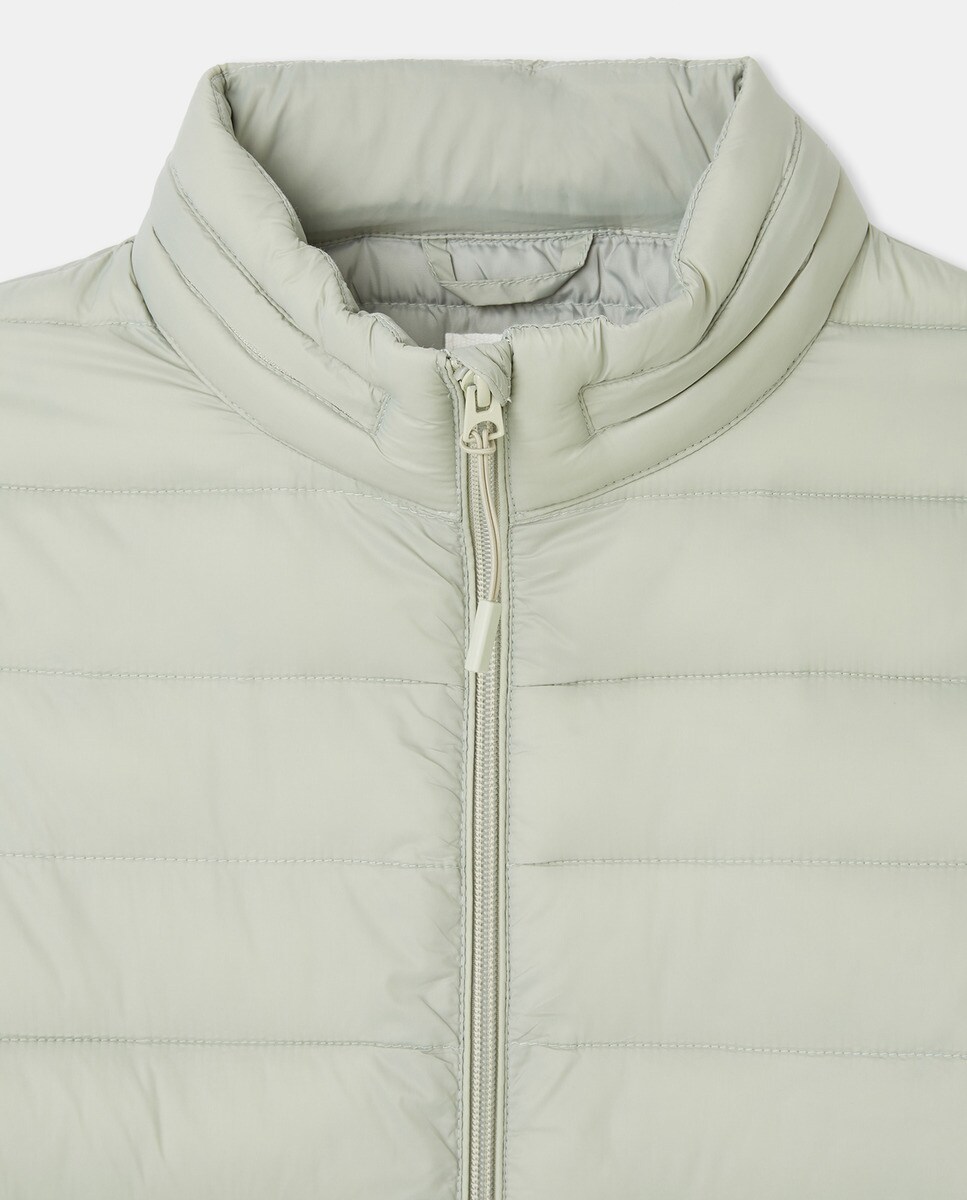 Parka mujer acolchada ligera Verde claro-6