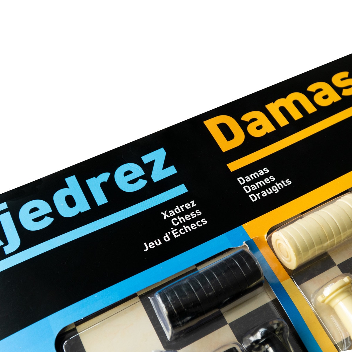Tablero de juego ajedrez/damas y accesorios Fournier 2