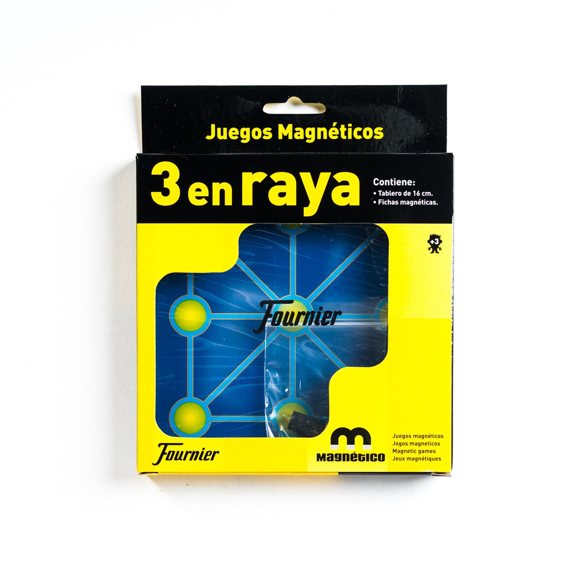 Juego de 3 en Raya magnético Fournier 1