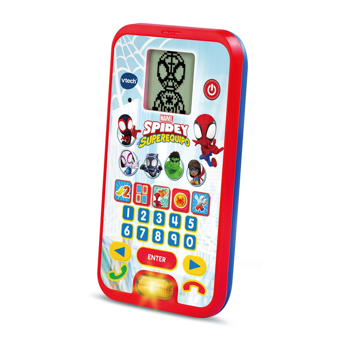 Teléfono educativo de Spidey y su super equipo Marvel VTech · VTech · El Corte Inglés
