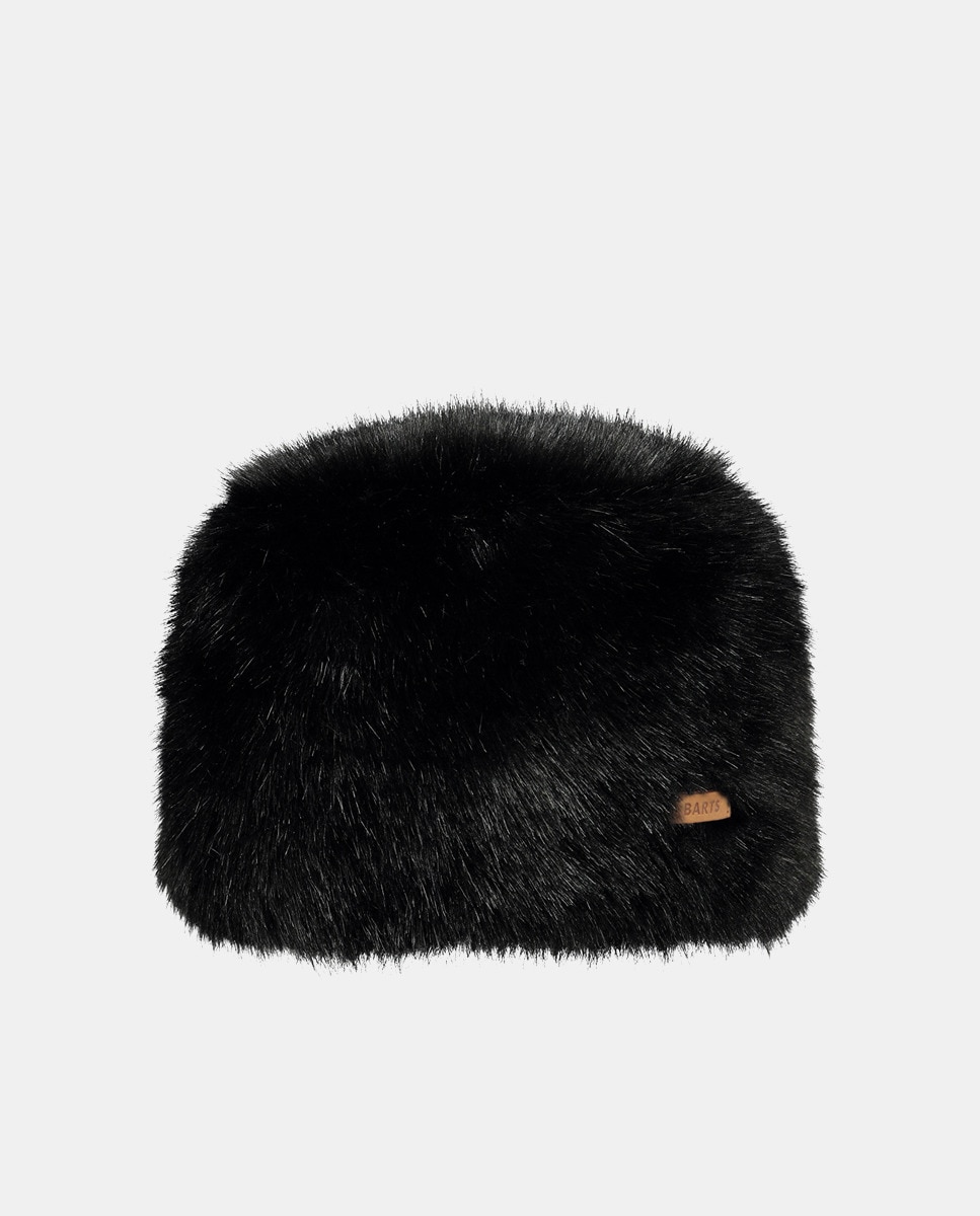 Gorro de pêlo preto Preto-1