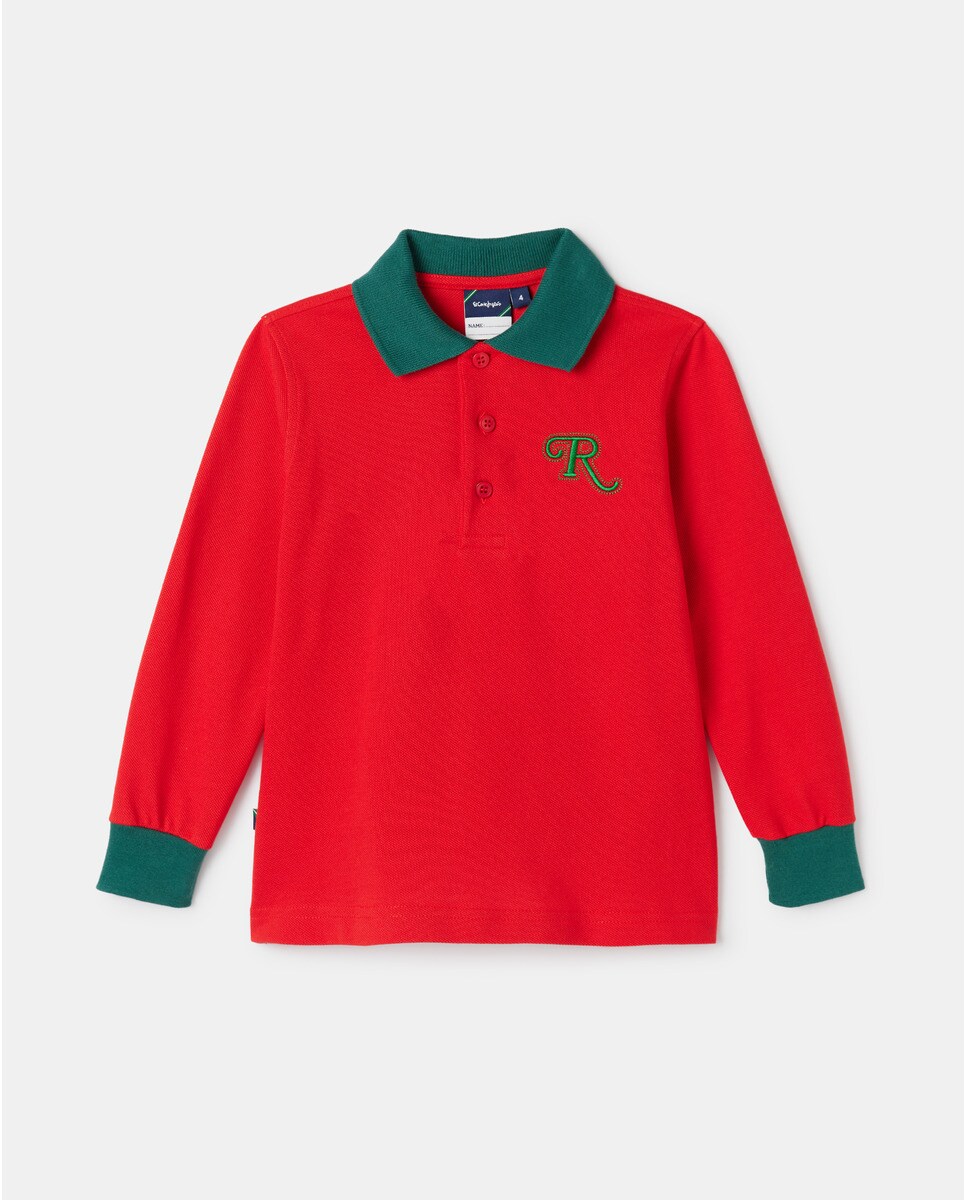 Polo d'uniforme manches longues