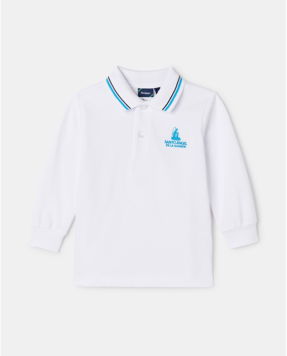 Polo manches longues d'uniforme scolaire