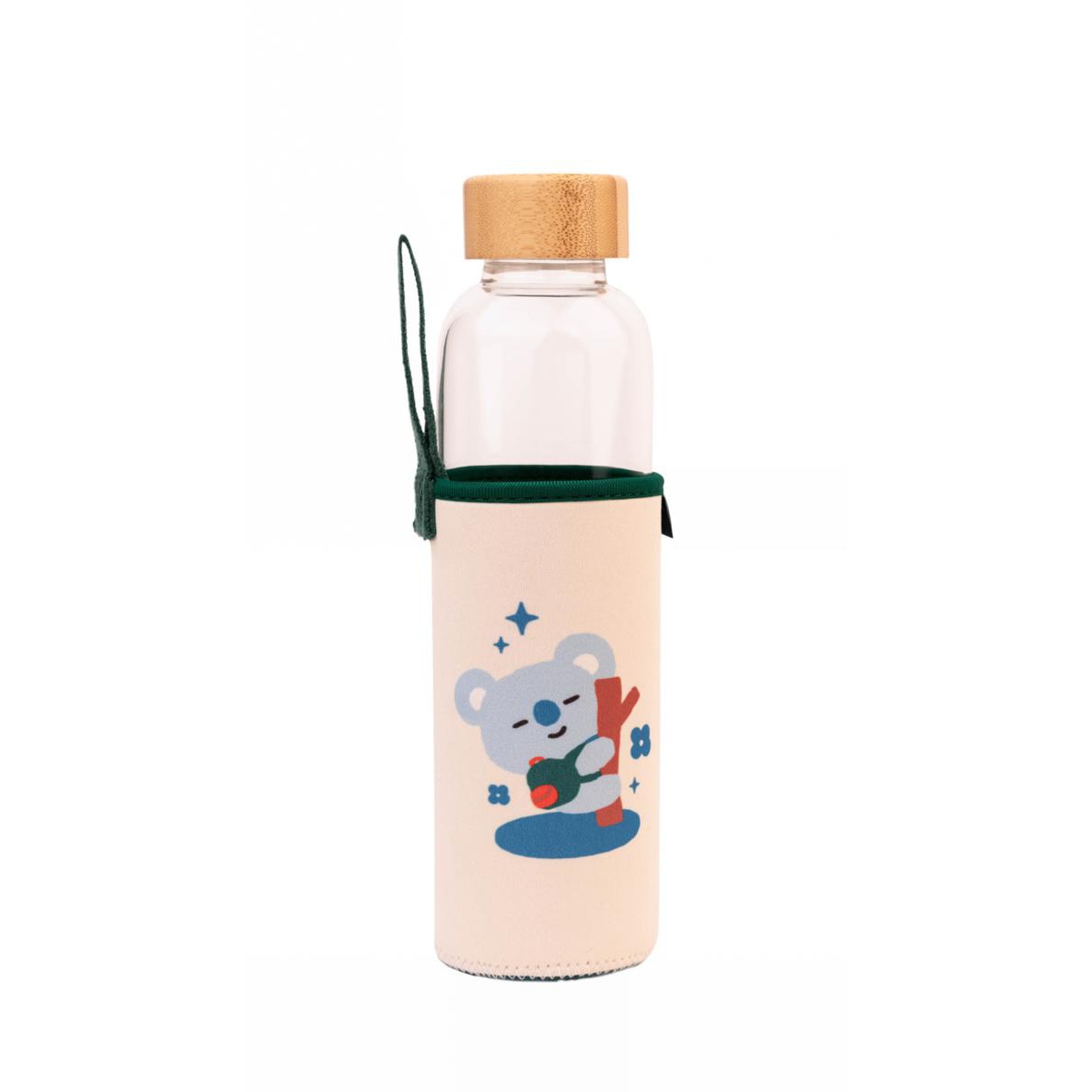 Imagem 0 de Garrafa BT21 Koya de Vidro - Bege/Verde