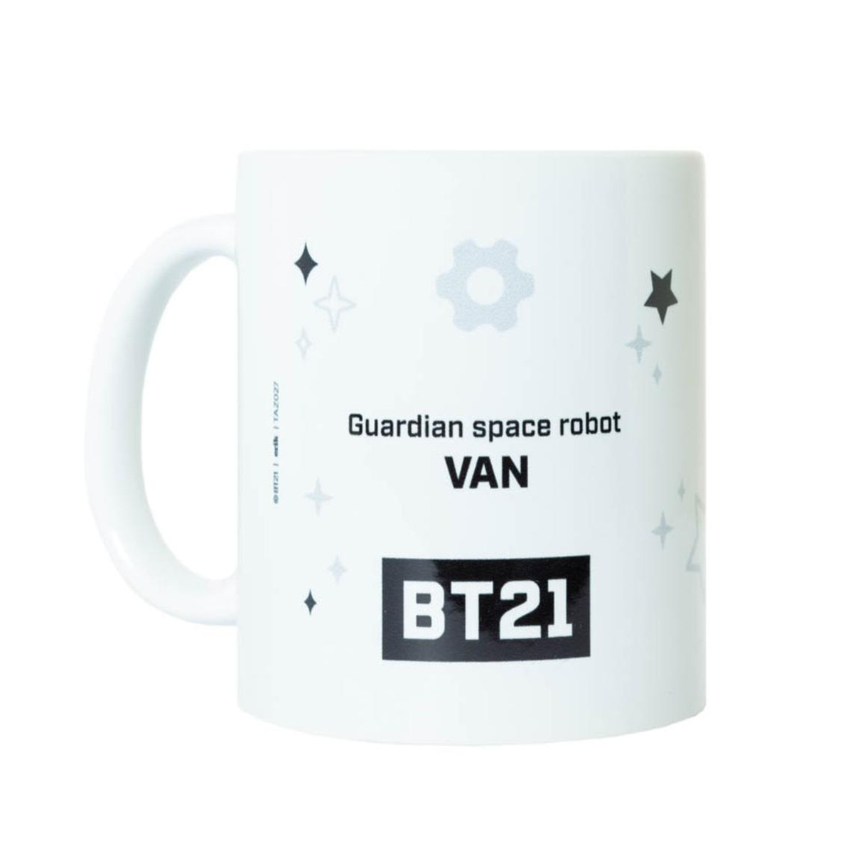 Caneca BT21 Van - Branco/Cinzento 2