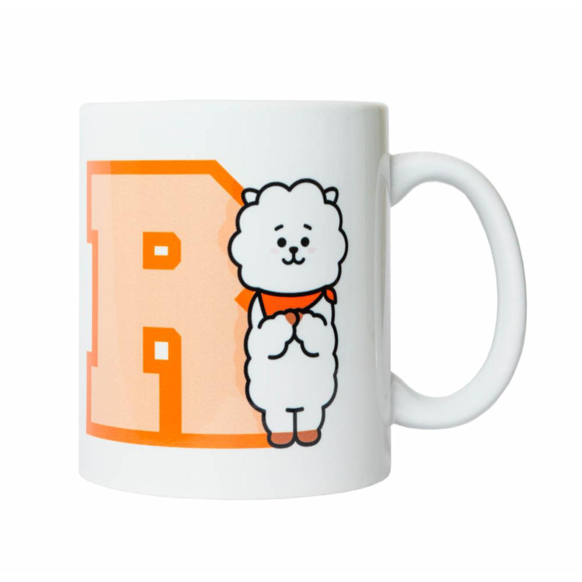 Imagem 0 de Caneca BT21 RJ - Branco/Laranja