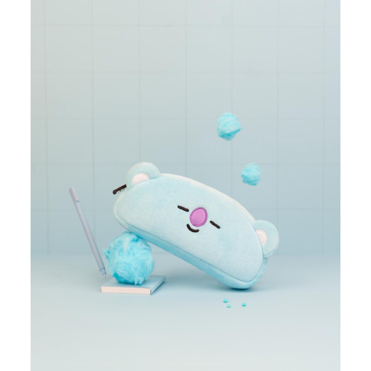 Estojo BT21 Koya em Felpa - Azul/Roxo 8