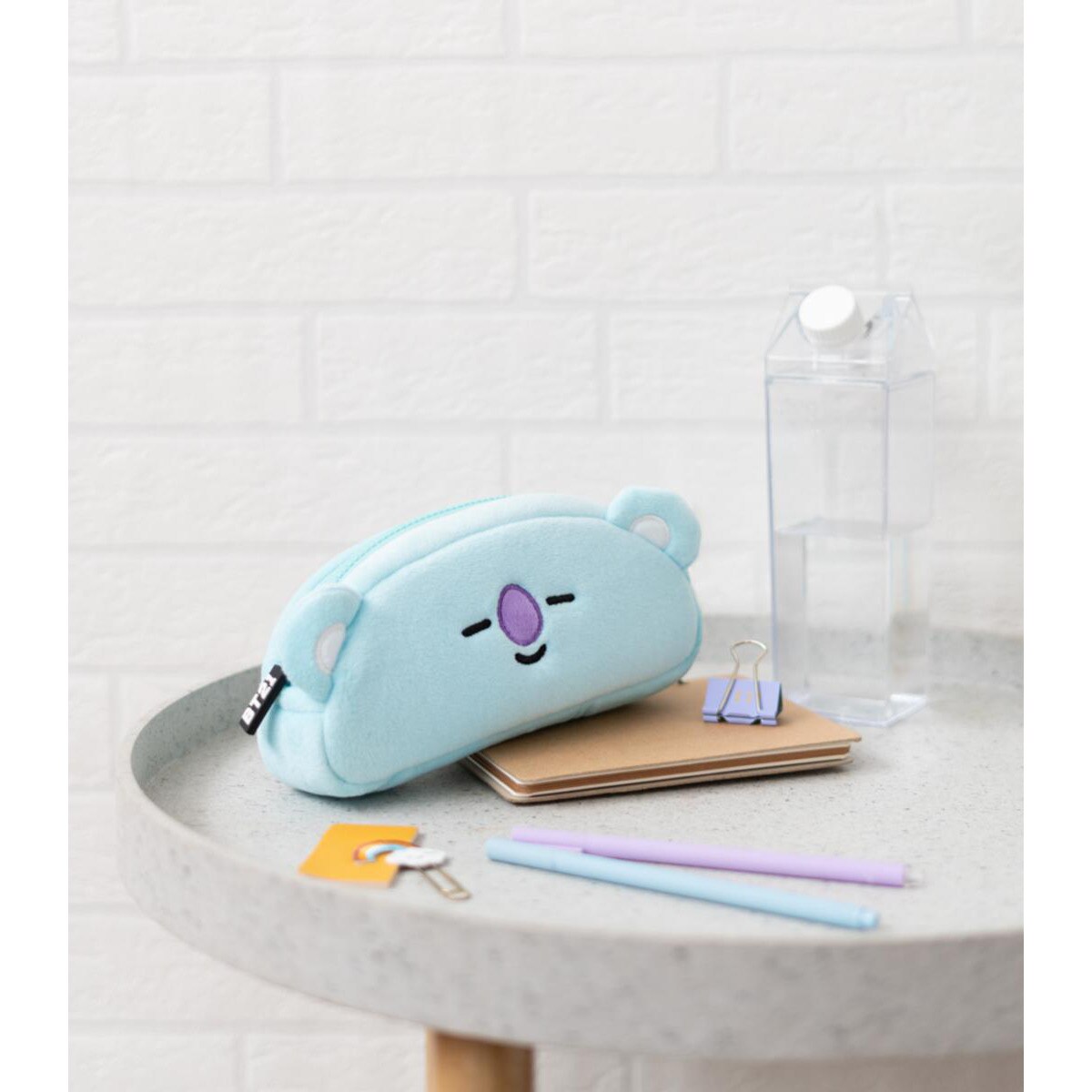 Estojo BT21 Koya em Felpa - Azul/Roxo 4