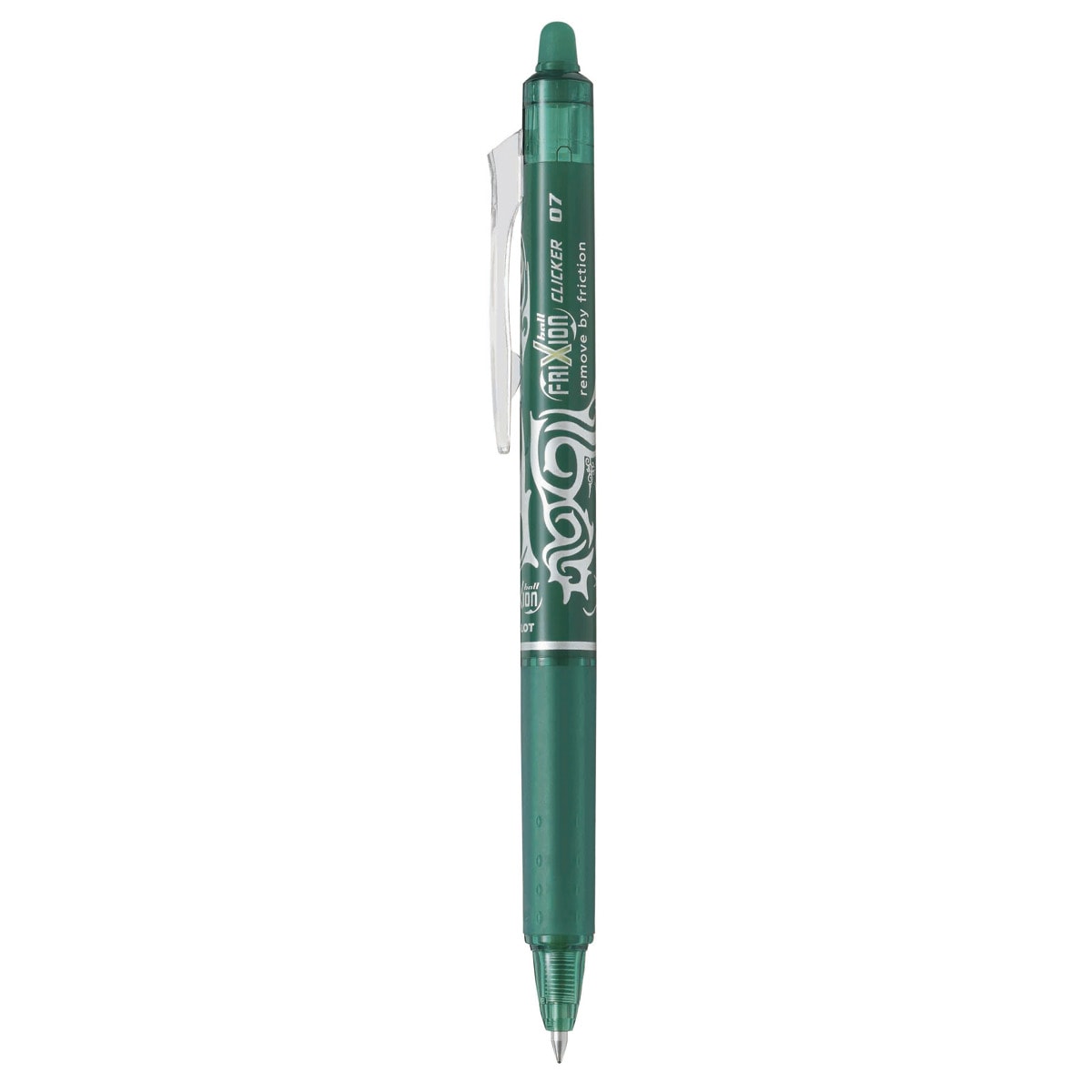 Bolígrafo borrable Retráctil Frixion Clicker Pilot verde Verde-1