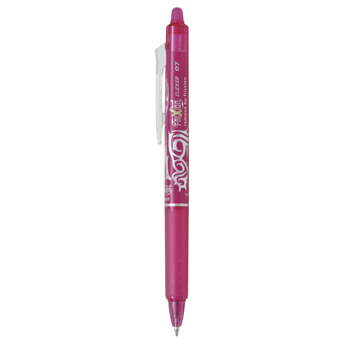 Bolígrafo borrable Retráctil Frixion Clicker Pilot rosa Rosa-1