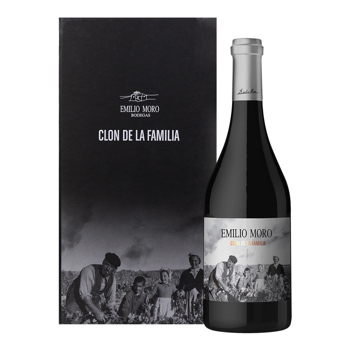 Estuche vino tinto Clon de la Familia Emilio Moro Tempranillo 2016 Ribera del Duero 1