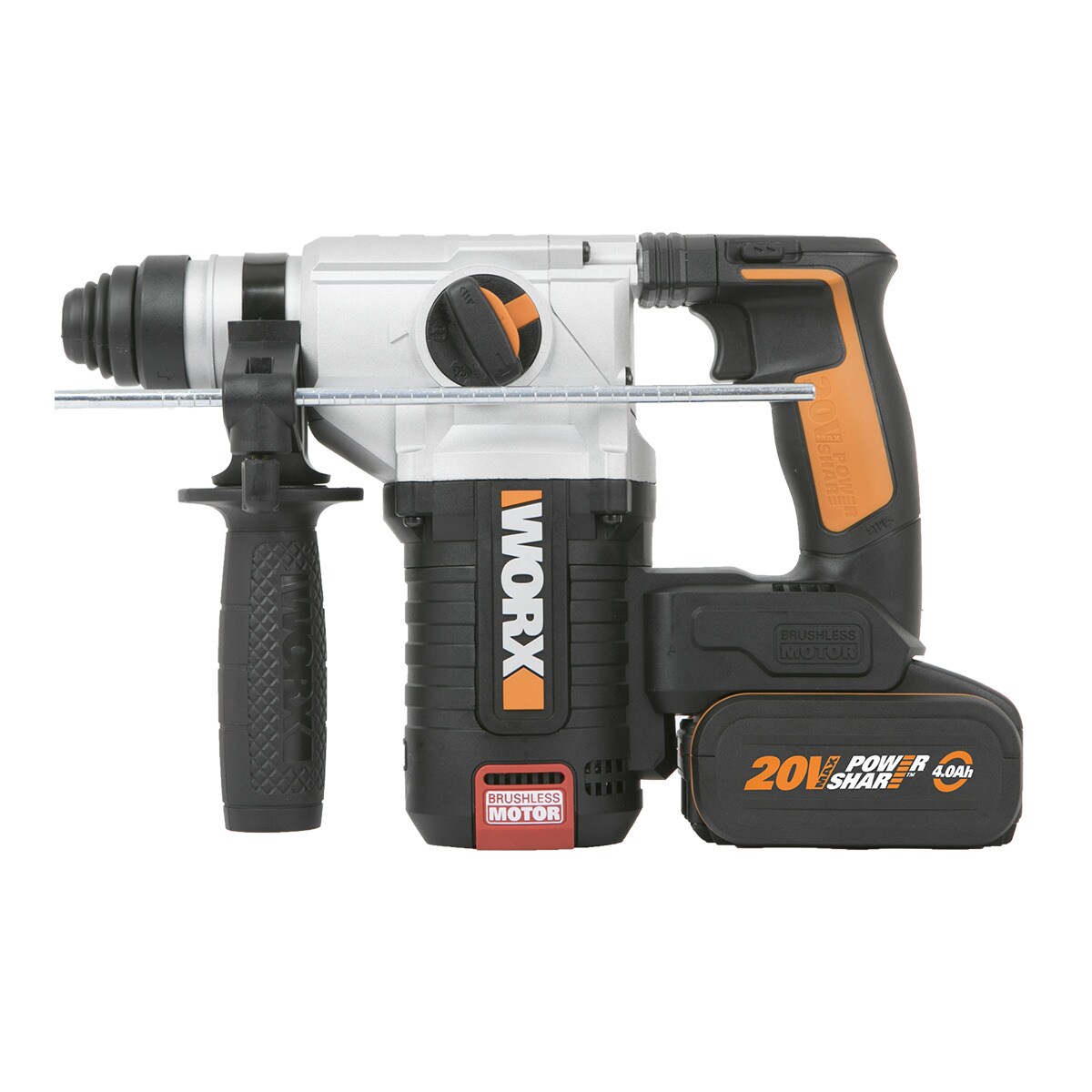 Martillo a Batería 20 V Motor Brushless 4F WX380 PowerShare 3