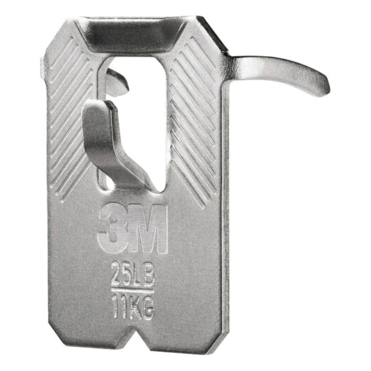 Gancho Fixador de Quadros Paredes 2 Unidades - 11 kg Cinzento-2