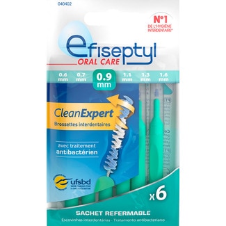 Escovinhas Advanced embalagem 6 unidades - Efiseptyl