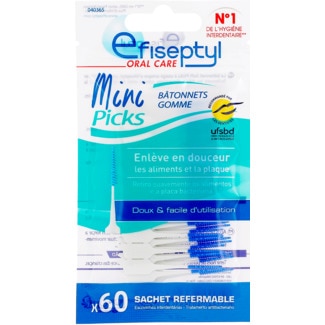 Mini Picks embalagem 60 unidades - Efiseptyl