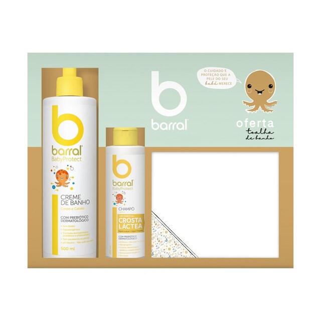 Imagem 0 de Kit Creme de Banho + Champô Oferta Toalha de Banho