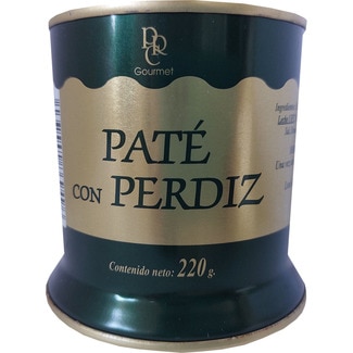 paté con perdiz lata 220 g - Prc Gourmet