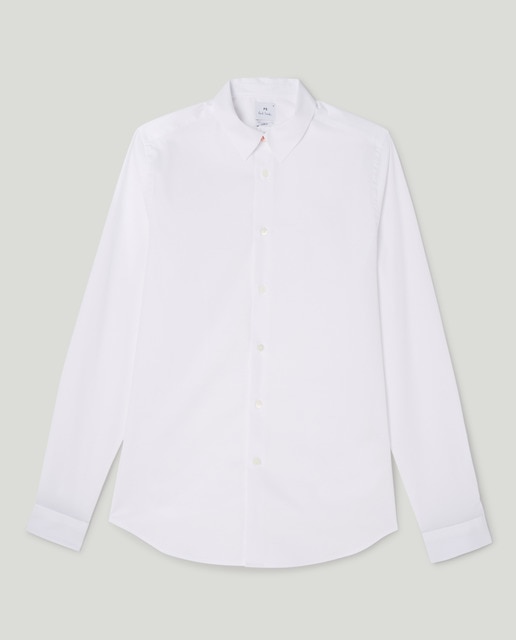 Imagen 0 de Camisa de hombre manga larga lisa botones cuello contraste