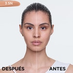 Paris Accord Parfait moisturising foundation shade 3.5N Peach with hyaluronic acid