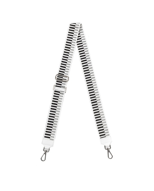 Imagen 0 de Correa de piel blanco