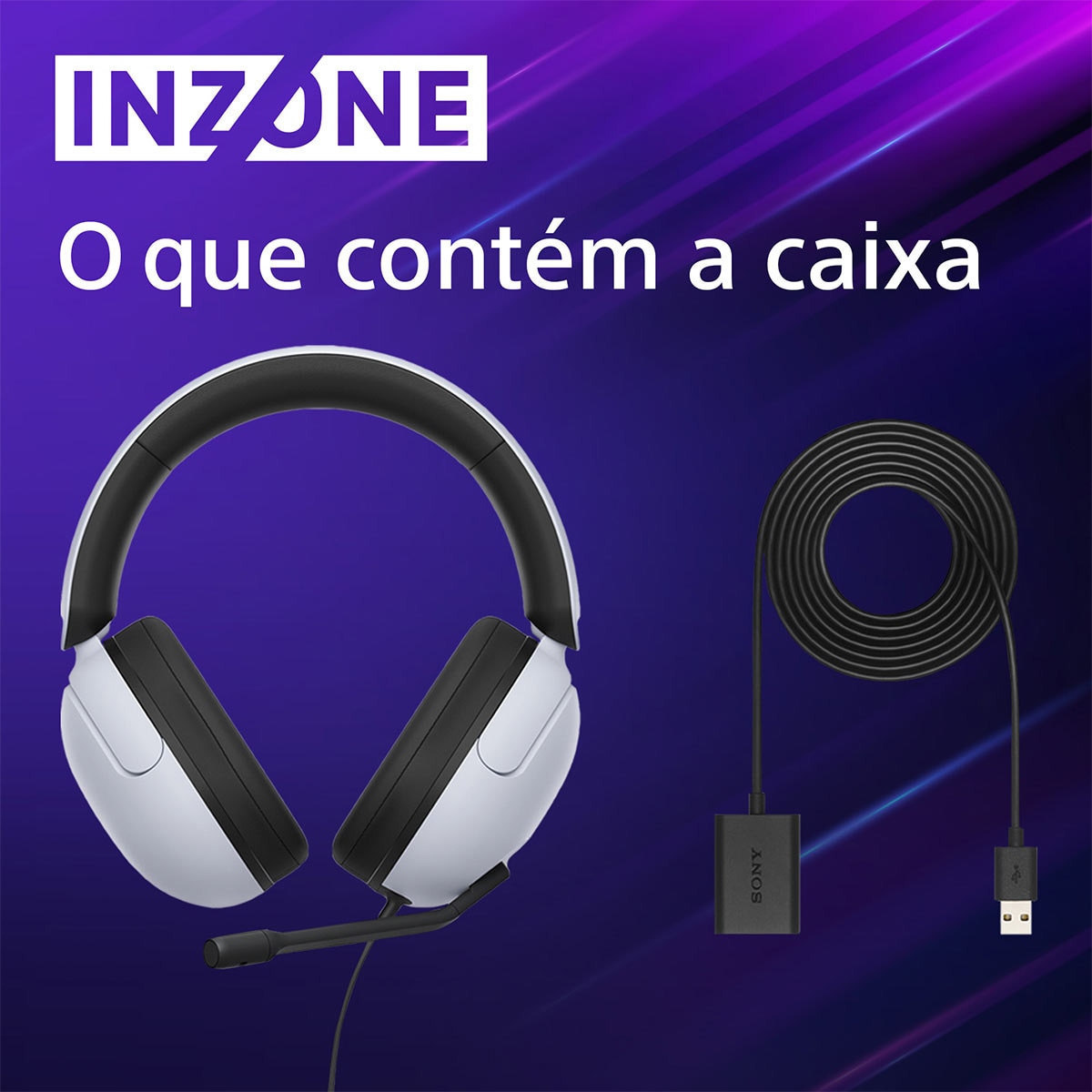 Auscultadores Gaming Inzone H3 MDR-G300 PC / PS5 Branco-7