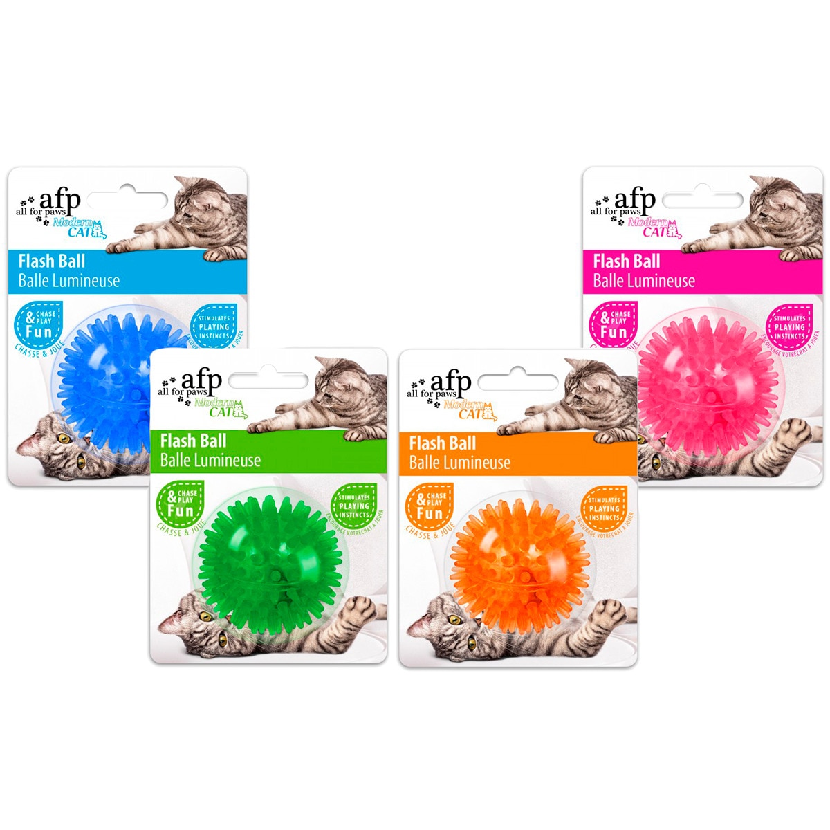 Brinquedo para Gato Bola Luminosa embalagem 1 unidade