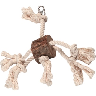 Brinquedo para Papagaio Corda 14 cm embalagem 1 unidade - Karlie-flamingo