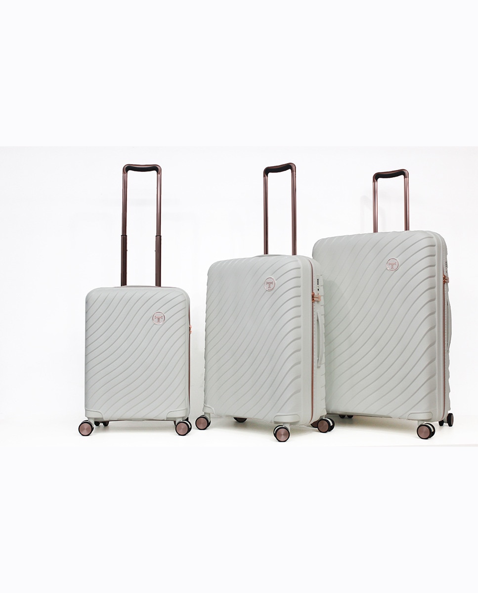 Trolley Grande de 4 Rodas Duplas |77,4 cm|3,99 kg Branco-3