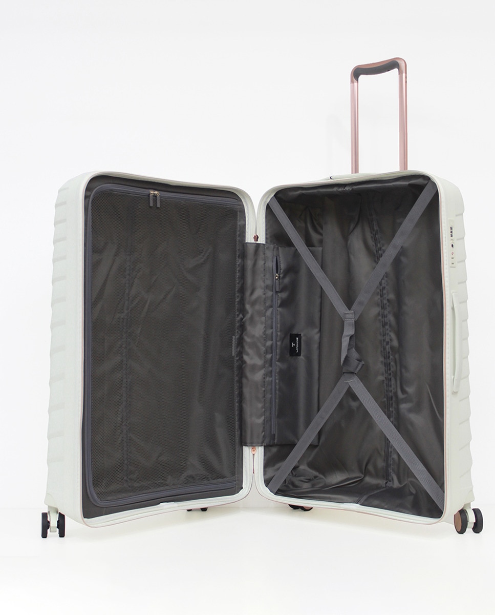 Trolley Grande de 4 Rodas Duplas |77,4 cm|3,99 kg Branco-2