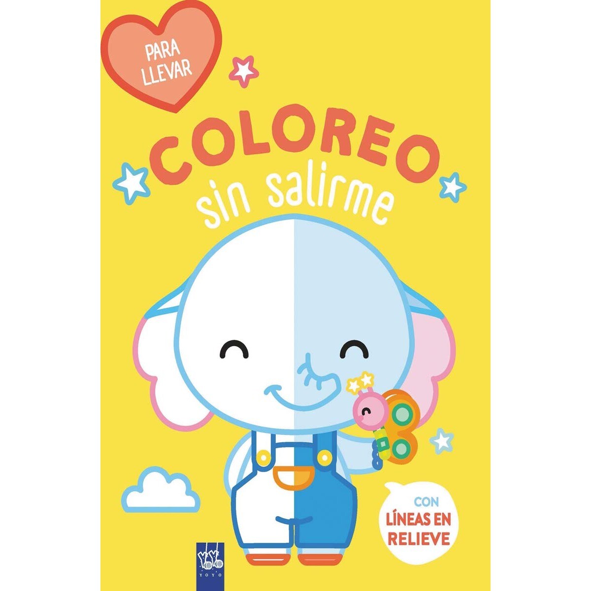 Coloreo sin salirme-Para llevar. Elefante  (Tapa blanda) 1