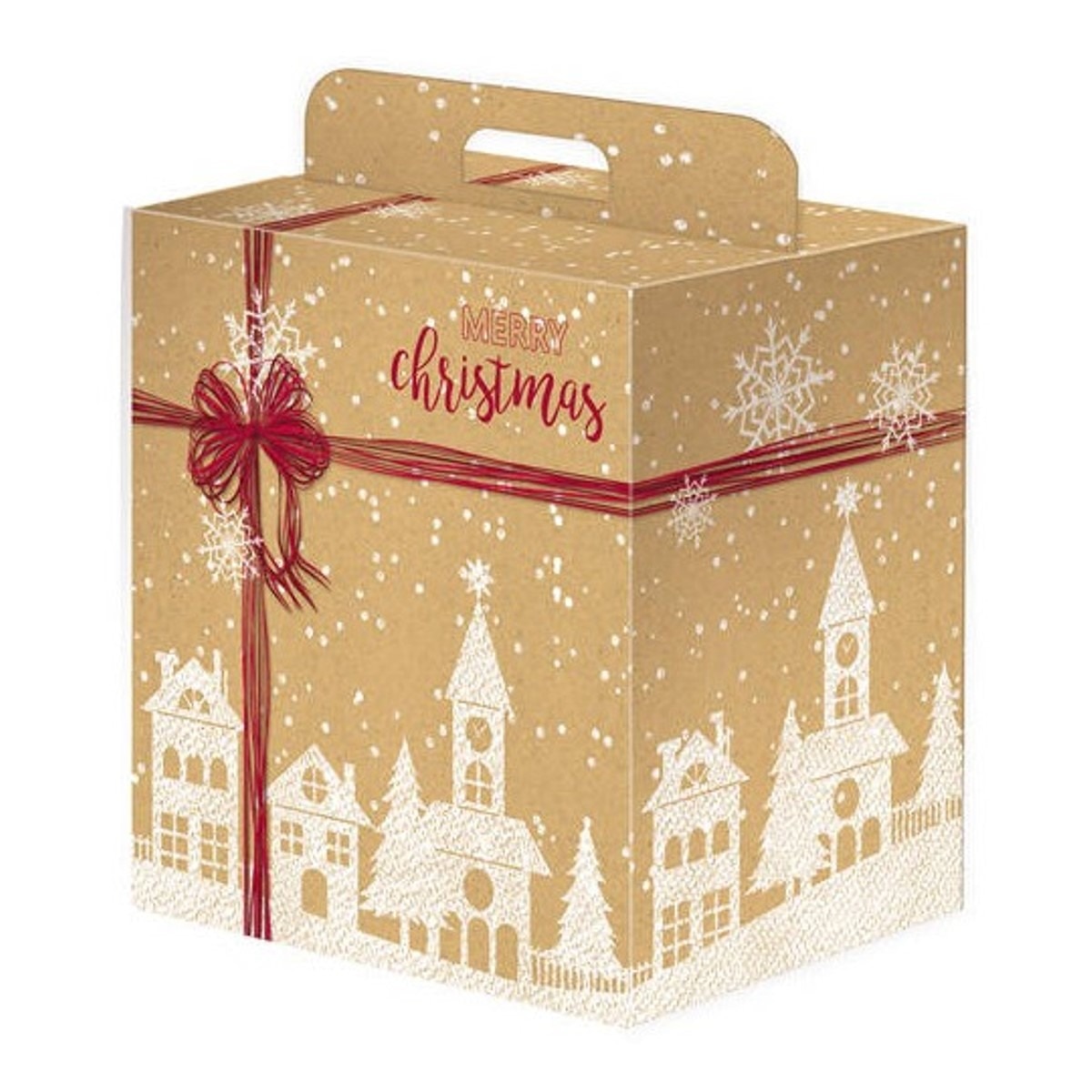 Imagem 0 de Caixa de Oferta em Cartão com Alça Peperland Merry Christmas