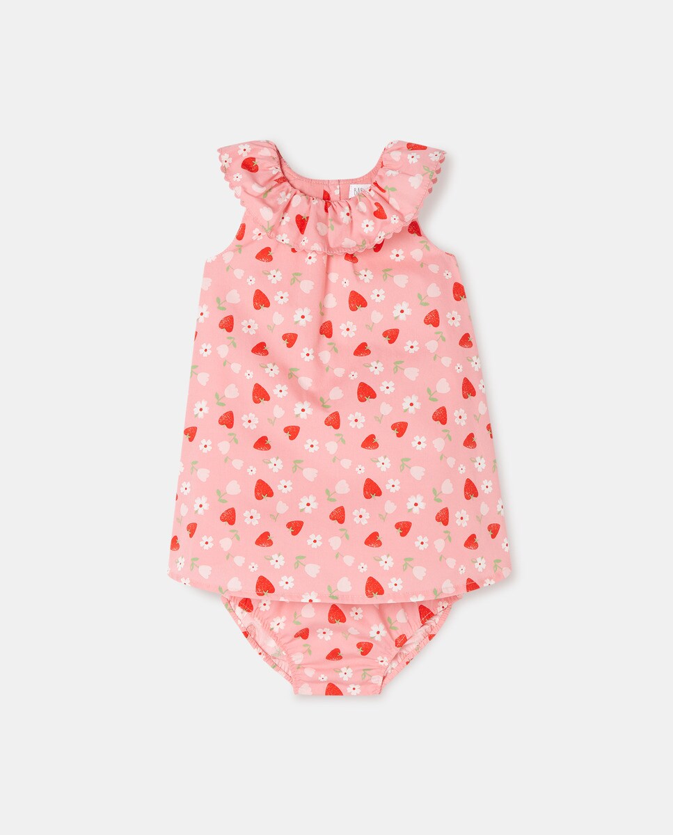 Robe imprimé et volants