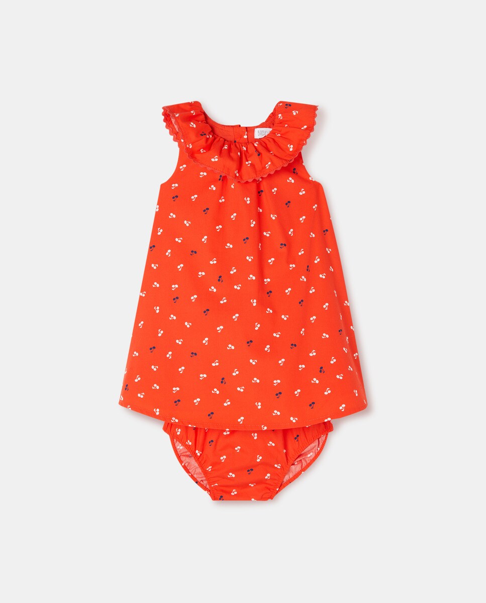 Robe imprimé et volants