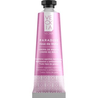 Creme de Mãos Rosa India embalagem 30 ml - Veckia