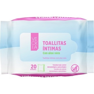 Toalhitas de Higiene Íntima embalagem 20 unidades - Veckia