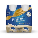 Nutrivigor Nahrungsergänzungsmittel für Erwachsene Pack 4x220 ml Vanillegeschmack mit HMB, Proteinen, Vitaminen und Mineralstoffen