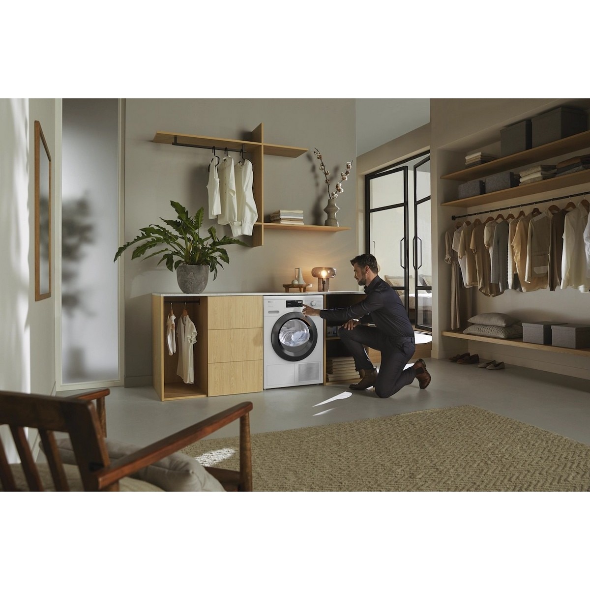 Máquina de Secar Roupa Miele TCF760WP EcoSpeed&8kg com Bomba de Calor e DryCare 40 e de 8 Kg - Branco Lótus Branco-4