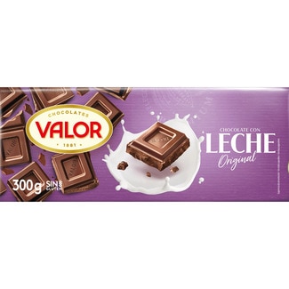 chocolate con leche original sin gluten tableta 300 g - Valor
