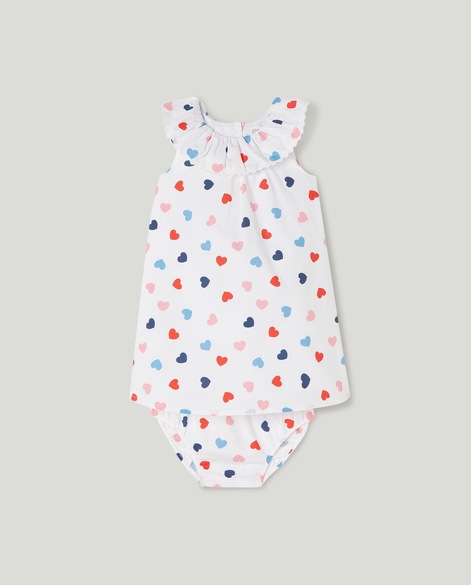 Robe imprimé et volants