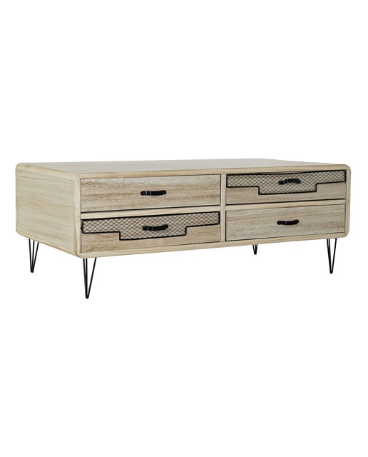 Imagen 0 de Mueble tv paulownia metal 115 x 61 x 43 natural