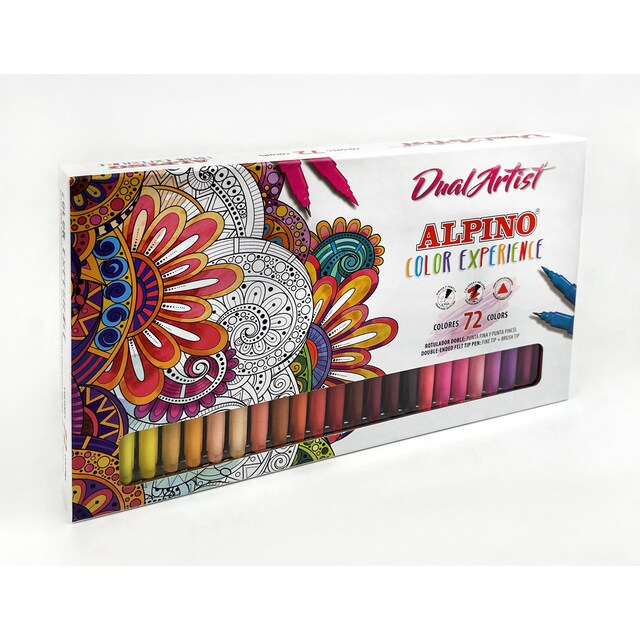 Imagen 0 de Estuche 72 Rotuladores Dual Artist Color Experience Alpino