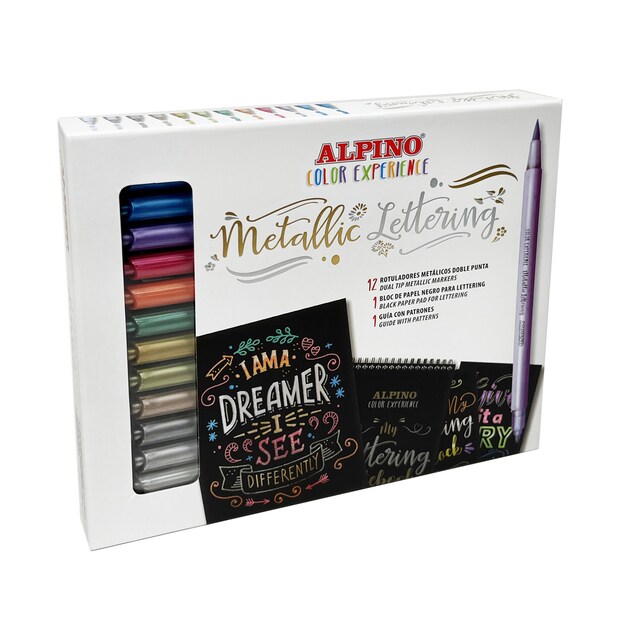 Imagen 0 de Set Metallic Lettering Color Experience Alpino