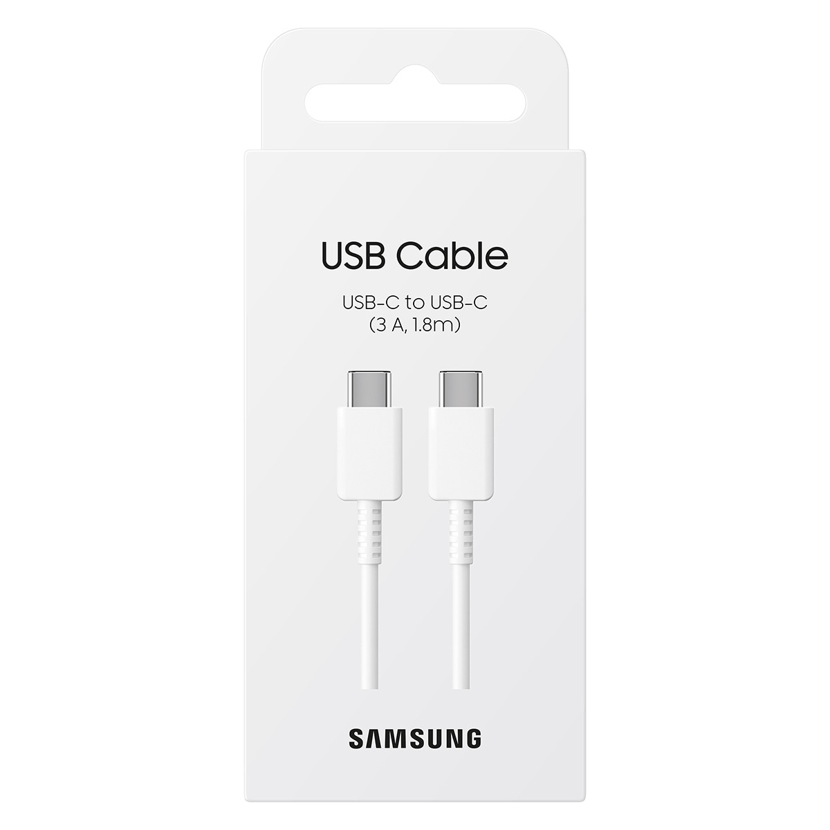 Cable Samsung 3A USB-C 1,8m Blanco Blanco-4