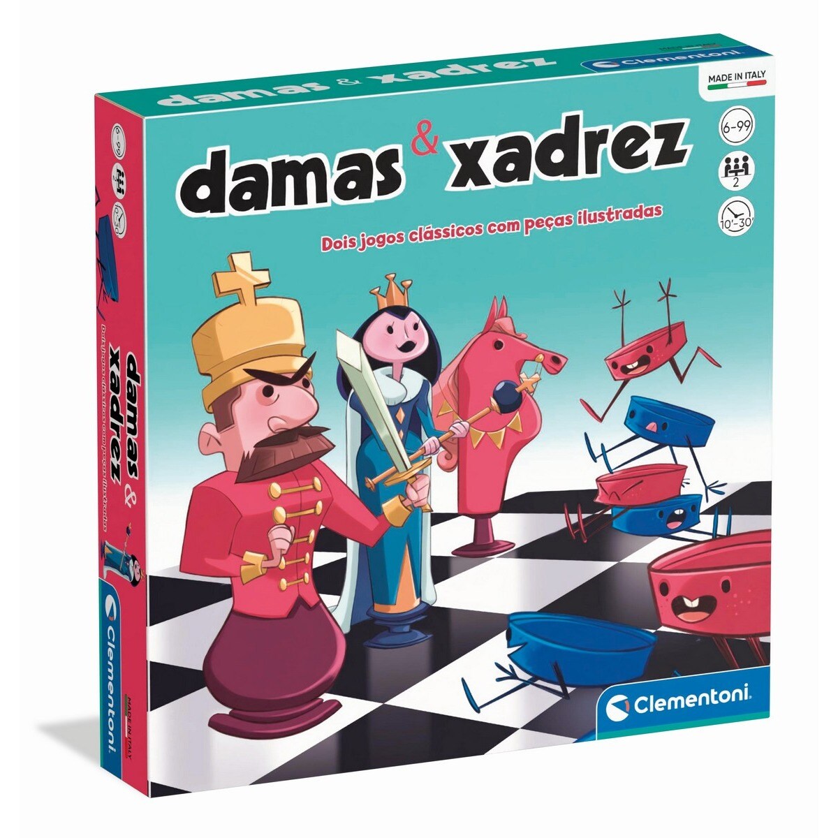 Jogo Xadrez + Damas 1