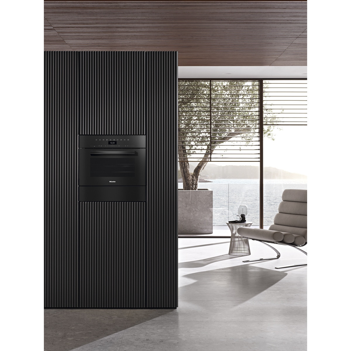 Forno a Vapor Combinado Compacto Miele DGC 7440 HC Pro HydroClean, DirectSensor, DualSteam e BrilliantLight e de 47 Litros - Preto Obsidiana Preto-4
