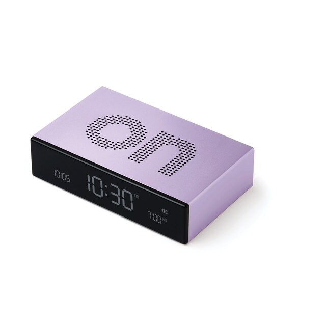 Imagen 0 de Despertador Flip premium Lexon  lila