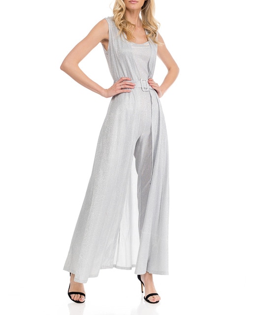 Imagen 0 de Mono denim con tirantes ajustables y bolsillos